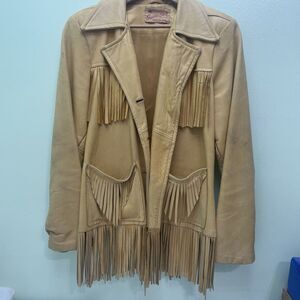 Golden State Leather suede Western Jacket X-Small